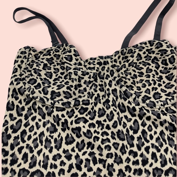 Bodyslimmers by Nancy Ganz| Leopard print body slimmer shaper dress Adj Straps - Picture 7 of 14